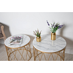 Столик дизайнерский The White Touch варинант исполнения - 4 | Loft Concept в Нижнем Новгороде