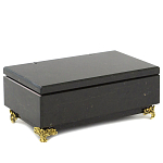 Шкатулка из натурального камня змеевик чёрного цвета Stone Casket варинант исполнения - 1 | Loft Concept в Нижнем Новгороде