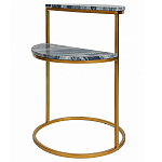 Кофейный столик с подстольем из металла Halves варинант исполнения - 1 | Loft Concept в Нижнем Новгороде