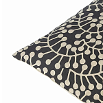 Подушка декоративная черного цвета Blossom Essence Grace варинант исполнения - 2 | Loft Concept в Нижнем Новгороде