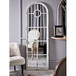 Зеркало-окно с арочным силуэтом в венецианском стиле Venetian White Mirror варинант исполнения - 4 | Loft Concept в Нижнем Новгороде