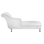 Кушетка белая с мягкой обивкой из велюра Michael Couch варинант исполнения - 2 | Loft Concept в Нижнем Новгороде