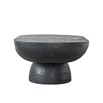 Столик кофейный черного цвета с овальной столешницей и круглым основанием Black Dalmen Table варинант исполнения - 6 | Loft Concept в Нижнем Новгороде