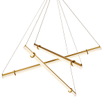 Светодиодная люстра Trumpet Tube Brass 107 варинант исполнения - 1 | Loft Concept в Нижнем Новгороде