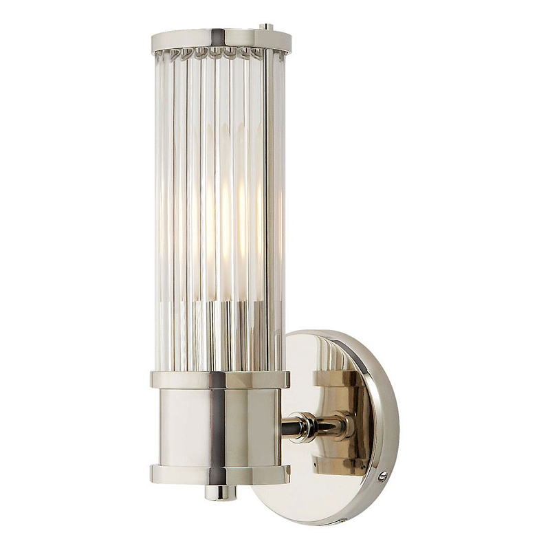 Ralph Lauren Бра Allen Single Sconce  Хром Прозрачный (Transparent) в Нижнем Новгороде | Loft Concept 