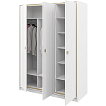 Шкаф белый четырёхдверный для одежды Antique Order варинант исполнения - 4 | Loft Concept в Нижнем Новгороде