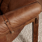 Двухместный диван Duncan винтажная коричневая кожа варинант исполнения - 6 | Loft Concept в Нижнем Новгороде