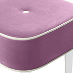 Квадратный мягкий пуф на белых ножках Winton Pouf Square варинант исполнения - 6 | Loft Concept в Нижнем Новгороде