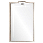 Зеркало в  серебряной раме с узорчатым геометрическим орнаментом Repulse варинант исполнения - 1 | Loft Concept в Нижнем Новгороде