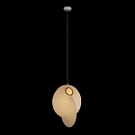 Подвесной светильник белый с фигурным тканевым плафоном White Whirlwinds варинант исполнения - 2 | Loft Concept в Нижнем Новгороде