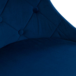 Стул в темно-синей велюровой обивке Ward Dark Blue Velour Chair варинант исполнения - 5 | Loft Concept в Нижнем Новгороде