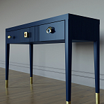 Дизайнерский Письменный стол Elsa Dreams Blue с тремя ящиками варинант исполнения - 2 | Loft Concept в Нижнем Новгороде