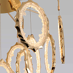 Потолочный светильник светодиодный с золотистым каркасом Ring of Fire варинант исполнения - 3 | Loft Concept в Нижнем Новгороде