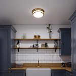 Потолочный светильник с белым матовым стеклянным плафоном в форме перевернутого конуса Hinkley варинант исполнения - 4 | Loft Concept в Нижнем Новгороде