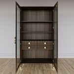 Дизайнерский шкаф витрина Elsa Dreams Walnut с 4-мя ящиками варинант исполнения - 6 | Loft Concept в Нижнем Новгороде