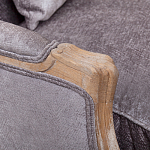 Кресло Ava Classical Armchair brown and grey velour варинант исполнения - 4 | Loft Concept в Нижнем Новгороде