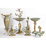 Фарфоровый подсвечник Слон с эмоцией Fluens варинант исполнения - 6 | Loft Concept в Нижнем Новгороде