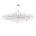 Люстра круглая подвесная с декором в виде ветвей и прозрачных подвесок из стекла в форме капель Droplet Chandelier варинант исполнения - 2 | Loft Concept в Нижнем Новгороде
