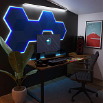 Гипсовая 3D панель с принтографией PM-52 варинант исполнения - 1 | Loft Concept в Нижнем Новгороде