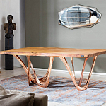 Обеденный стол прямоугольный с фигурными ножками G-table варинант исполнения - 2 | Loft Concept в Нижнем Новгороде