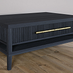 Кофейный стол Primo с двумя ящиками Черный дуб варинант исполнения - 4 | Loft Concept в Нижнем Новгороде