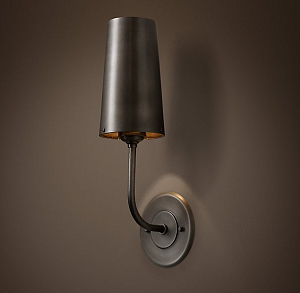Бра Modern Taper Sconce with Metal Shade