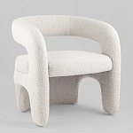 Кресло дизайнерское для лаунж зоны жемчужного цвета Pearl Lounge варинант исполнения - 1 | Loft Concept в Нижнем Новгороде