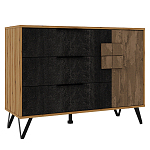 Комод с 3-мя ящиками и дверцей Stone Effect варинант исполнения - 1 | Loft Concept в Нижнем Новгороде