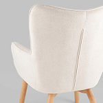 Белое кресло на ножках из массива CORDELIA варинант исполнения - 6 | Loft Concept в Нижнем Новгороде