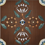 Плитка с узором Васильки 2 варинант исполнения - 1 | Loft Concept в Нижнем Новгороде