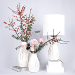 Настольная лампа керамическая бежевая Amazonia варинант исполнения - 2 | Loft Concept в Нижнем Новгороде