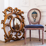 Зеркало настенное с рамой цвета античная бронза Classic Ornament Mirror варинант исполнения - 3 | Loft Concept в Нижнем Новгороде