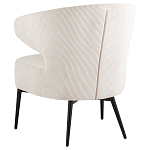 Современное мягкое кресло на металлических ножках Rakush Milk варинант исполнения - 4 | Loft Concept в Нижнем Новгороде