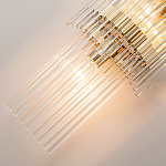 Бра с золотистым основанием и прозрачными трубками Nembus варинант исполнения - 4 | Loft Concept в Нижнем Новгороде