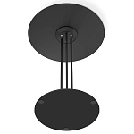 Стол журнальный круглый с бежевой столешницей из стекла Beige Marble варинант исполнения - 5 | Loft Concept в Нижнем Новгороде