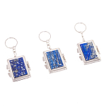 Зеркало брелок складное двухстороннее из натурального камня Лазурит Stone Mirrors варинант исполнения - 4 | Loft Concept в Нижнем Новгороде