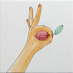 Плитка дизайнерская с рисунком Лимон варинант исполнения - 2 | Loft Concept в Нижнем Новгороде