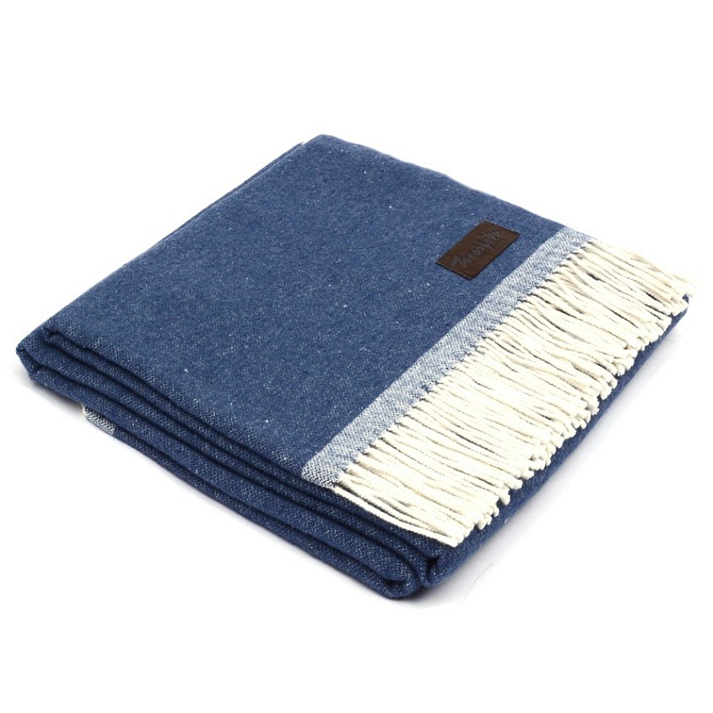 Плед SARA 4000 Marzotto Синий в Нижнем Новгороде | Loft Concept 