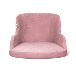 Стул с мягкой розовой обивкой из велюра и подъемно-поворотным механизмом на черных колесиках Harper Pink варинант исполнения - 2 | Loft Concept в Нижнем Новгороде