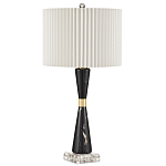 Настольная лампа с плиссированным цилиндрическим абажуром Tightened Waist варинант исполнения - 3 | Loft Concept в Нижнем Новгороде