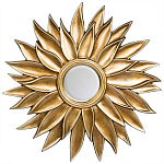 Зеркало-солнце с золотыми с лучами Rays of Peace варинант исполнения - 1 | Loft Concept в Нижнем Новгороде