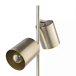 Настольная лампа золотистая на белом мраморном основании Streams of Light варинант исполнения - 4 | Loft Concept в Нижнем Новгороде