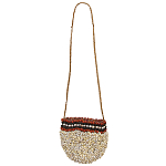 Декоративный аксессуар сумка из ракушек Aboriginal Bag Beige Red варинант исполнения - 1 | Loft Concept в Нижнем Новгороде