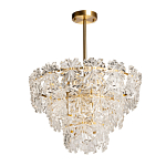 Люстра многоярусная с объемными прозрачными цветами Hanging Flowers варинант исполнения - 2 | Loft Concept в Нижнем Новгороде