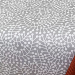 Постельное белье серого цвета с рисунком 200х220 см Blossom Essence варинант исполнения - 4 | Loft Concept в Нижнем Новгороде