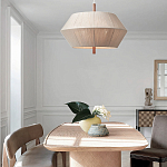 Люстра из дуба с веревчатым абажуром Rope Oak Chandelier варинант исполнения - 4 | Loft Concept в Нижнем Новгороде