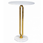 Кофейный столик с белой мраморной столешницей Clipper варинант исполнения - 1 | Loft Concept в Нижнем Новгороде