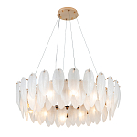 Люстра Mont Saint-Michel Золотая с Рельефным Стеклом варинант исполнения - 1 | Loft Concept в Нижнем Новгороде