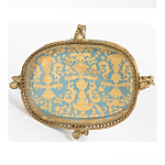 Чаша с орнаментом на ножках в виде бронзовых ангелов Eden Garden варинант исполнения - 4 | Loft Concept в Нижнем Новгороде