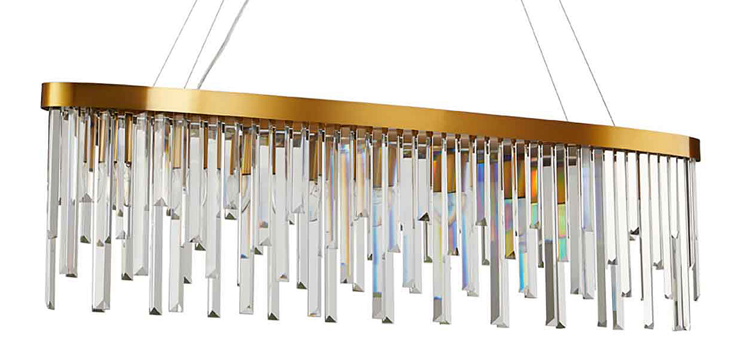 Люстра Bennett Oval Chandelier gold Люстра Bennett Oval Chandelier gold - Loft-Concept в Нижнем Новгороде